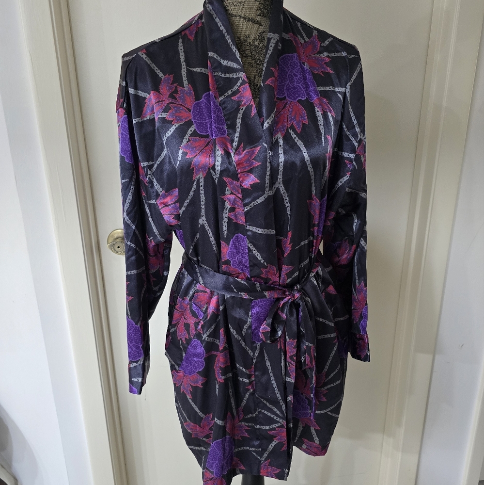 Vintage Victoria's Secret Robe Floral Print One Size